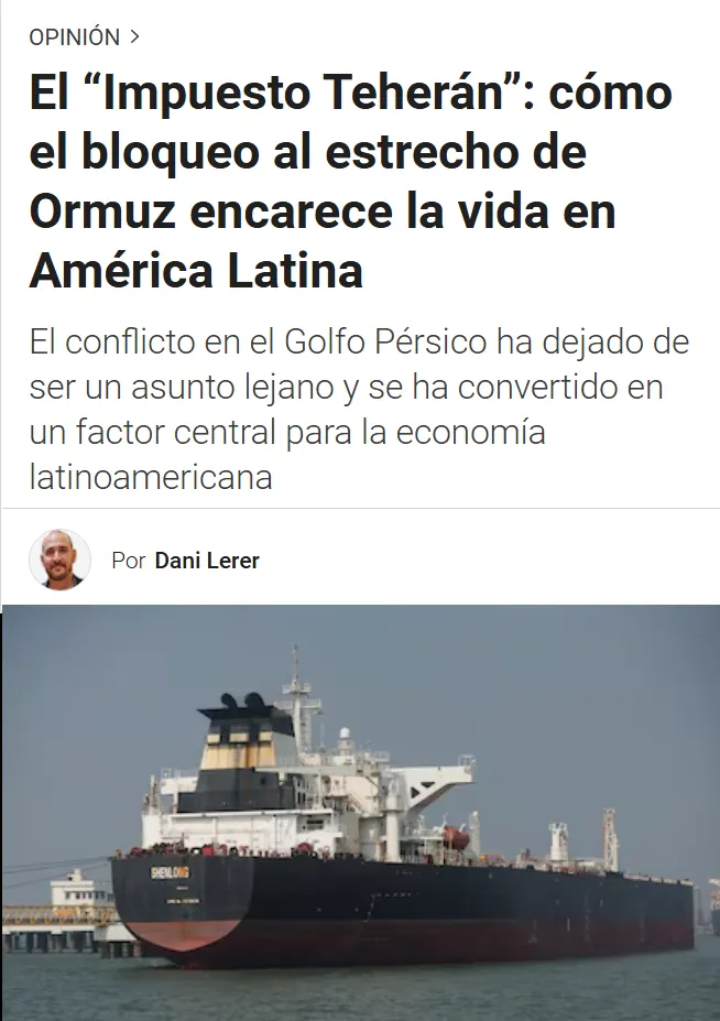 Cobertura de Media Oriente en Infobae